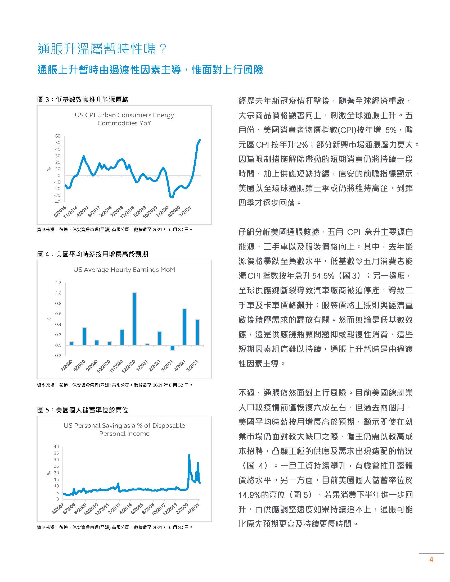 2021下半年經濟與資產配置展望