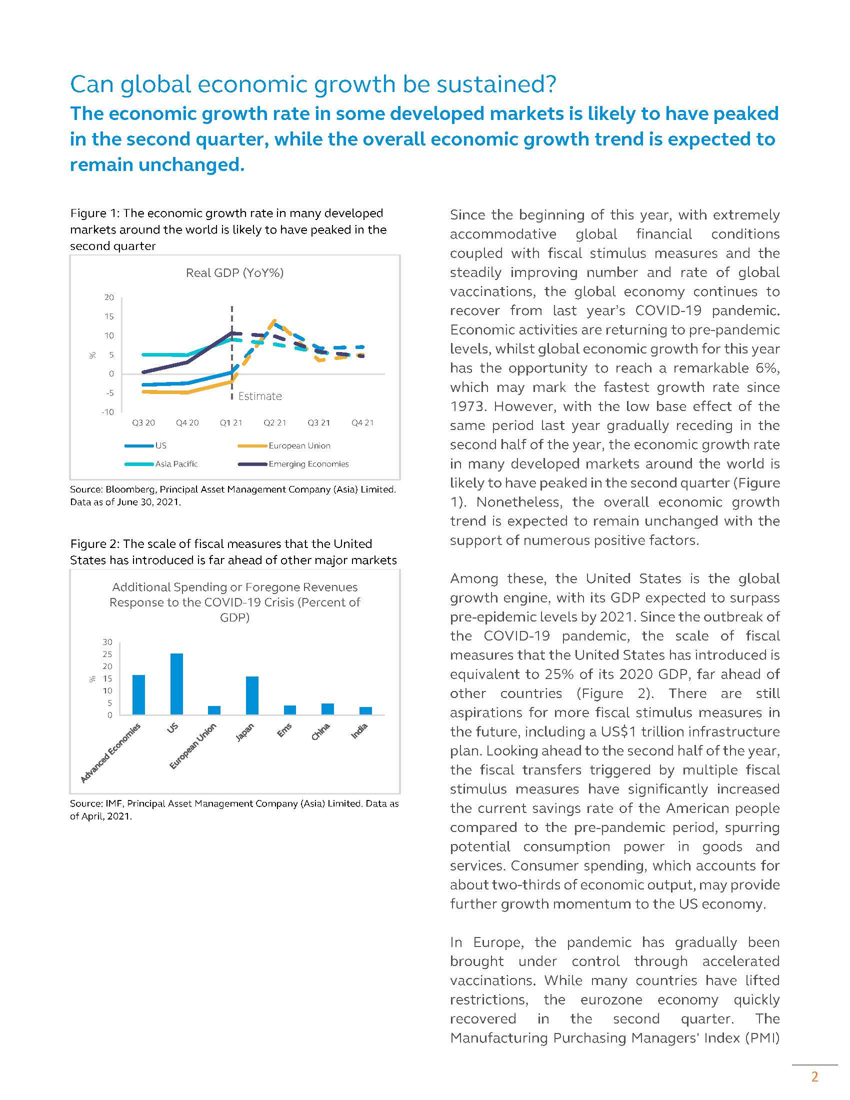 2021 2H Economic and Asset Allocation Outlook